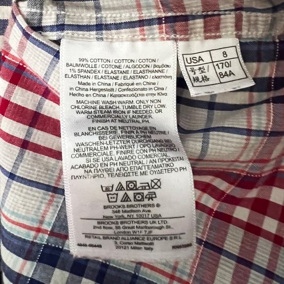Classic Fit Plaid Shirt - Picture 5 of 5